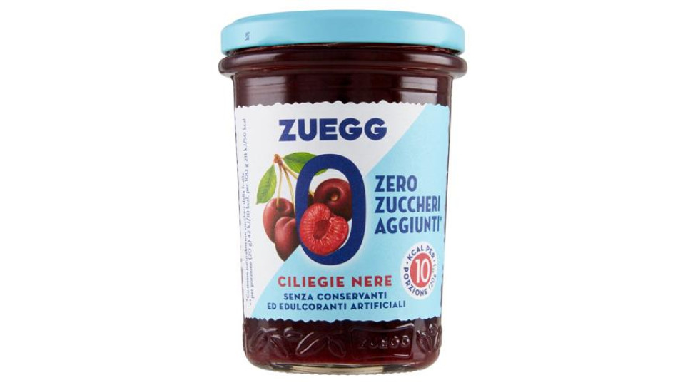 Zuegg Zero Zuccheri Aggiunti* Ciliegie Nere 220 g