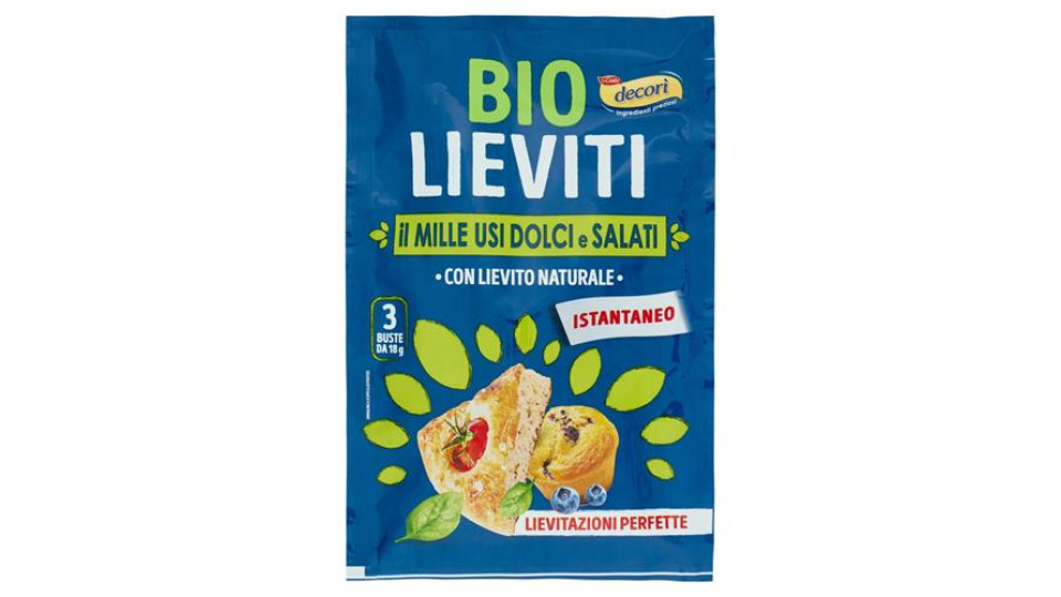 decorì Bio Lieviti il Mille Usi Buste 3 x 18 g