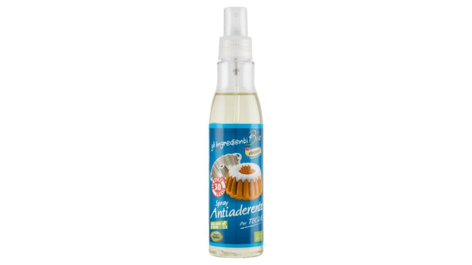 decorì gli Ingredienti Bio Spray Antiaderente per Teglie 180 ml