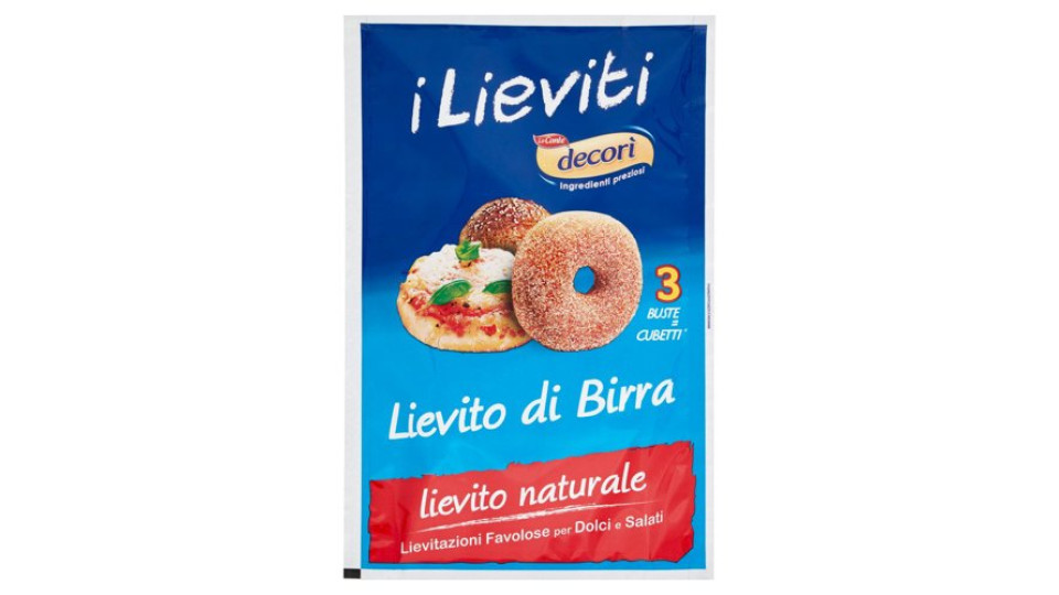 decorì i Lieviti Lievito di Birra 3 x 8 g