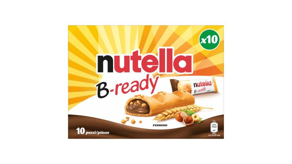 nutella B-ready 10 pezzi 220 g