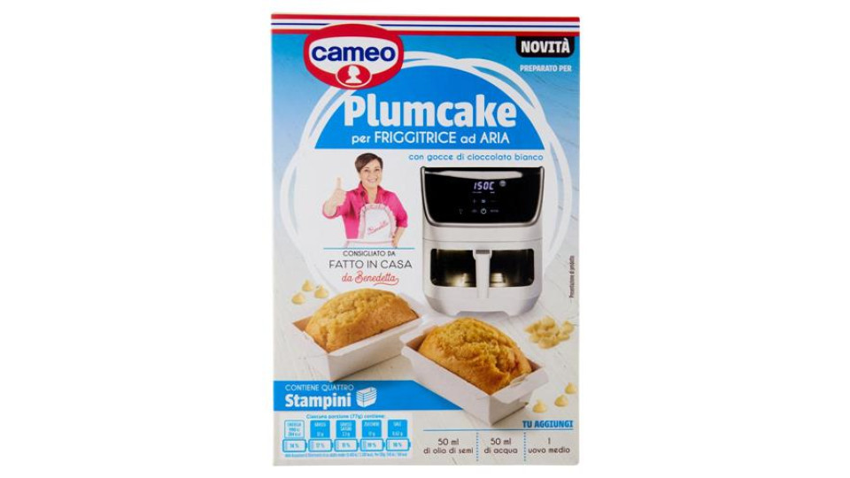 cameo Preparato per Plumcake per Friggitrice ad Aria con gocce di cioccolato bianco 192 g