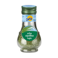 Decò erba cipollina in foglie