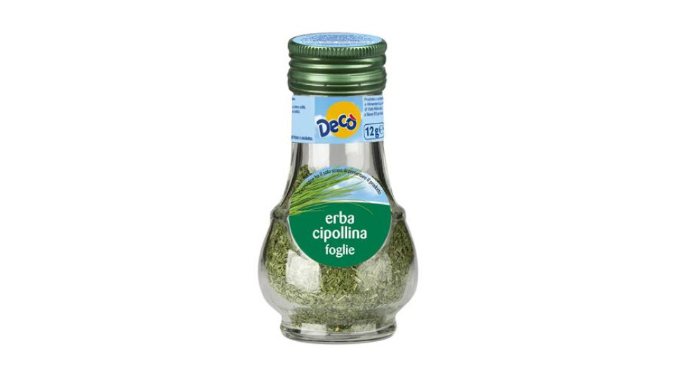 Decò erba cipollina in foglie