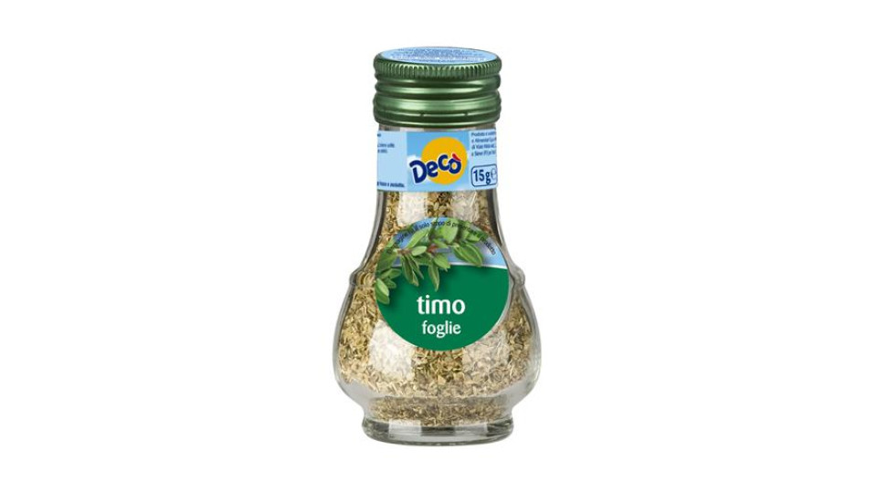 Decò timo in foglie