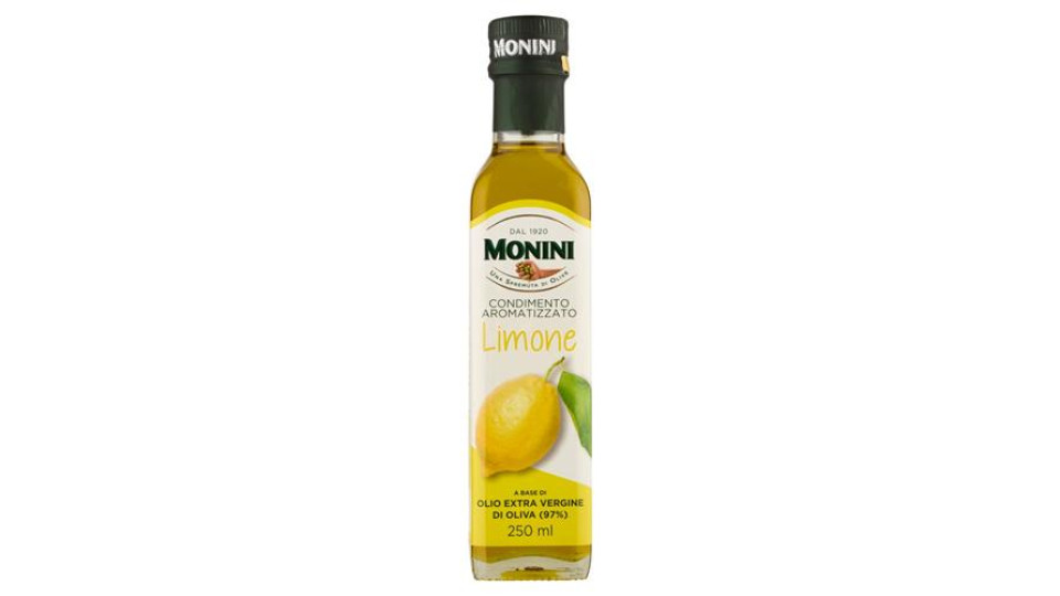 Monini Condimento a Base di Olio Extra Vergine di Oliva Aromatizzato Limone