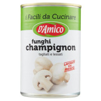 I Facili da Cucinare Funghi Champignon Tagliati e Lessati