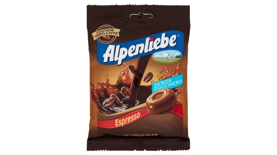 Alpenliebe, Espresso caramelle dure senza zucchero