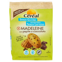 Naturalmente senza Lattosio Madeleine con Pepite di Cioccolato