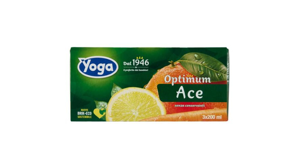 Yoga - Bevanda Ace Analcolica a Base di Succo di Arancia