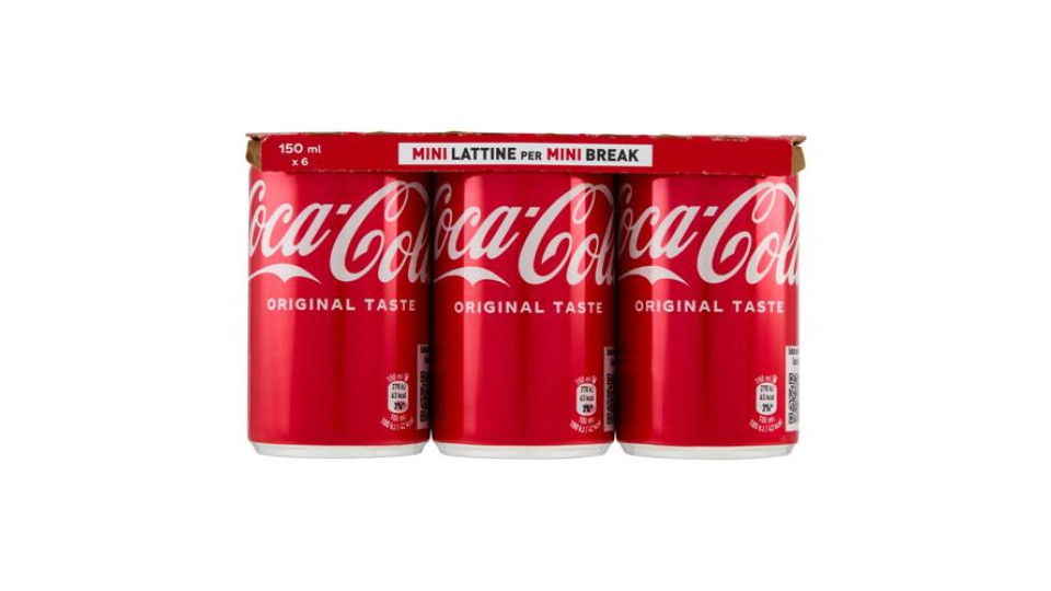 Coca-cola Original Taste Lattina 150 Ml Confezione