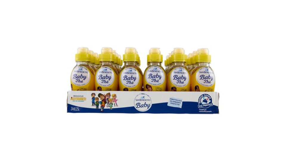San Benedetto Baby Thè Deteinato Limone 0,25l Vassoio