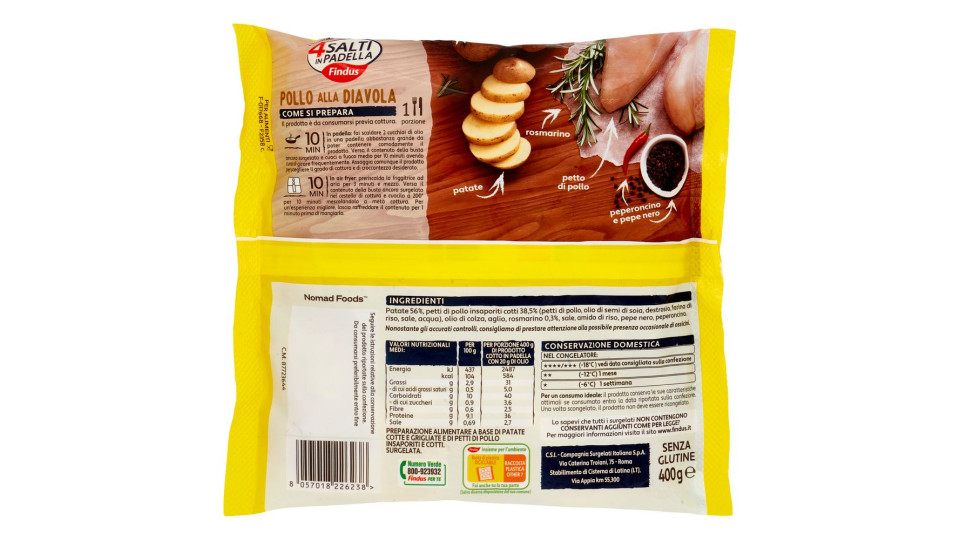 Findus 4 Salti in Padella 400g