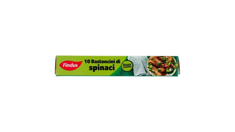 Findus Green Cuisine 10 Bastoncini Vegetali di Spinaci 284g