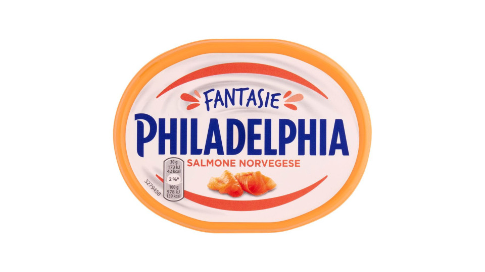 PHILADELPHIA FORMAGGIO FRESCO SPALMABILE CON SALMONE NORVEGESE