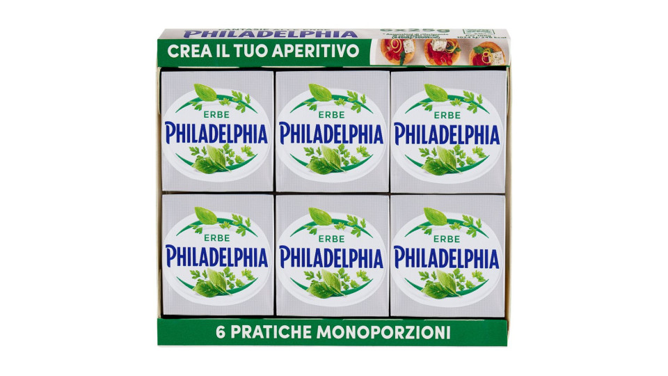 PHILADELPHIA FORMAGGIO FRESCO SPALMABILE ALLE ERBE
