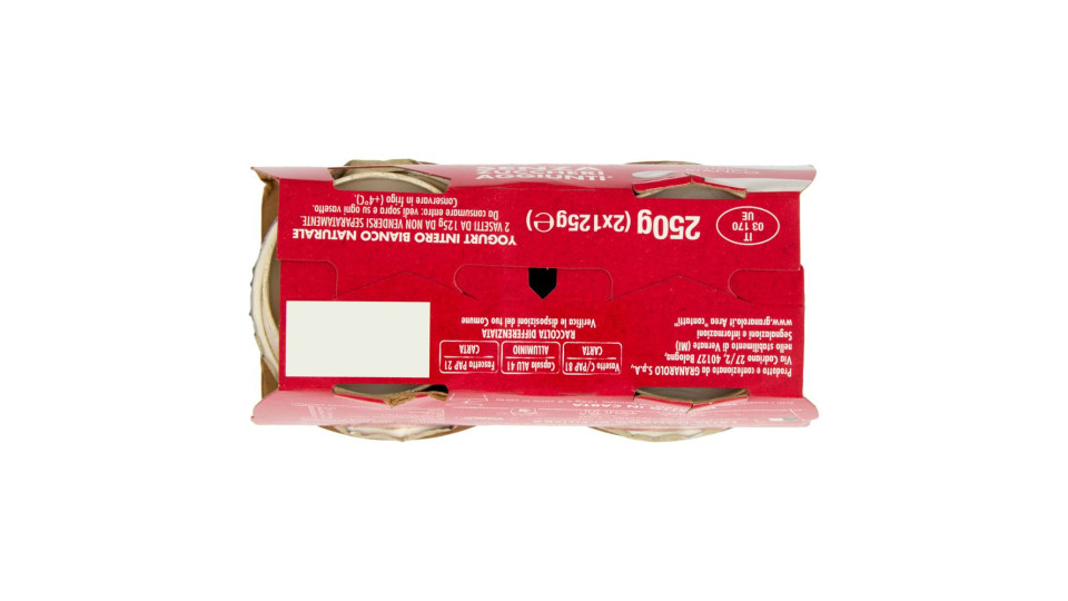 YOGURT NATURALE INTERO 2 X 125 GR