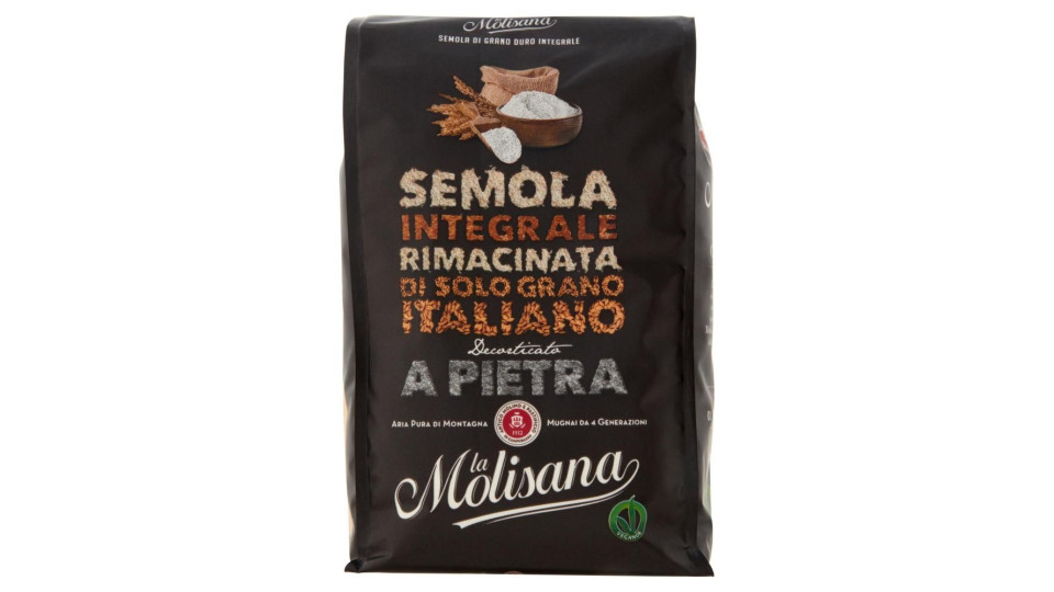 SEMOLA INTEGRALE RIMACINATA DI SOLO GRANO ITALIANO