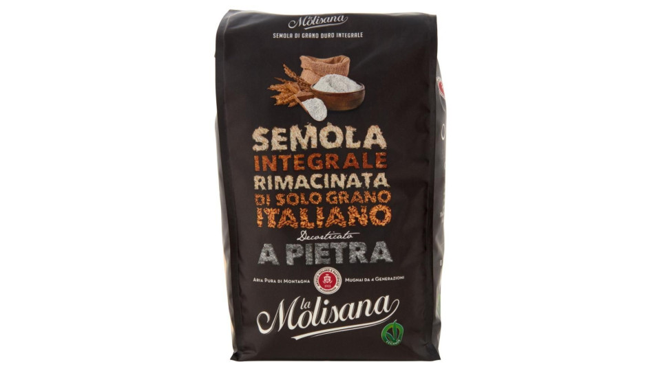 SEMOLA INTEGRALE RIMACINATA DI SOLO GRANO ITALIANO