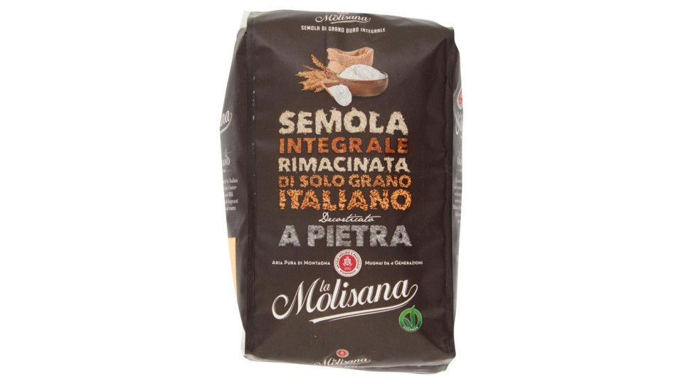 SEMOLA INTEGRALE RIMACINATA DI SOLO GRANO ITALIANO