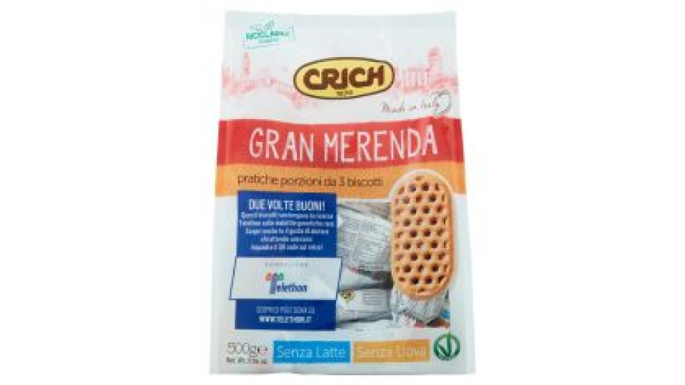 FROLLINI IN PRATICHE PORZIONI DA 3 BISCOTTI GRAN MERENDA