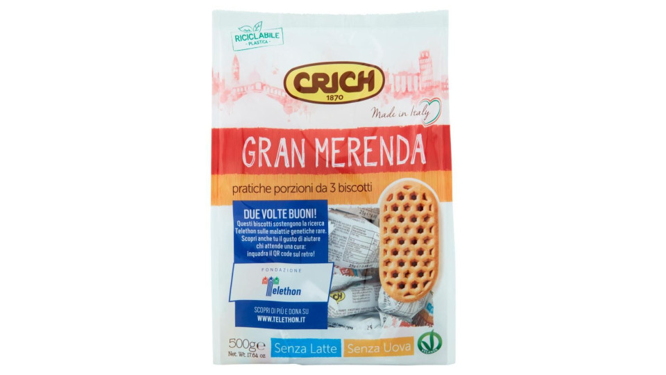 FROLLINI IN PRATICHE PORZIONI DA 3 BISCOTTI GRAN MERENDA
