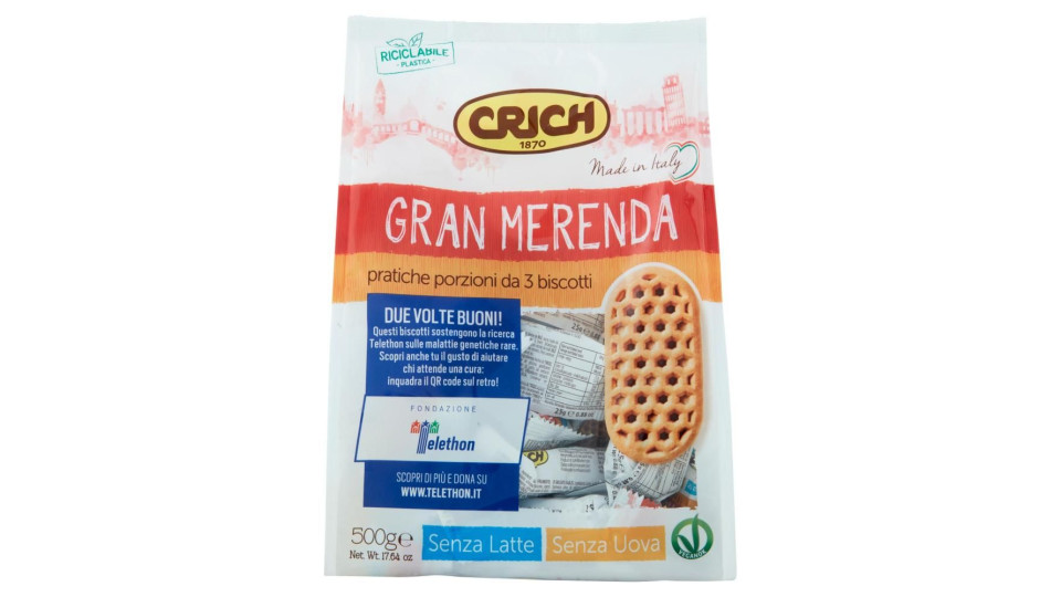 FROLLINI IN PRATICHE PORZIONI DA 3 BISCOTTI GRAN MERENDA