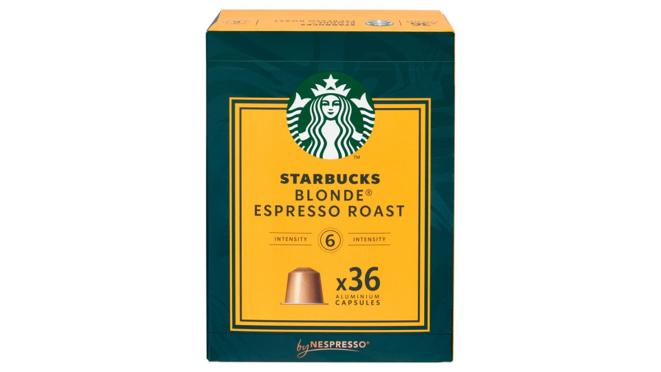 BLONDE ESPRESSO ROAST BY NESPRESSO CAFFè 36 CAPSULE