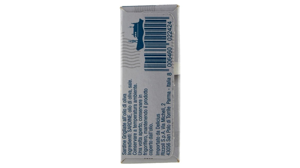 SARDINE GRIGLIATE IN OLIO DI OLIVA