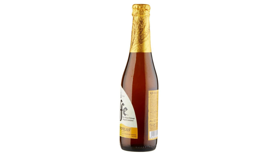 BIRRA TRIPLE DORATA BELGA D'ABBAZIA DOPPIO MALTO NON FILTRATA BOTTIGLIA