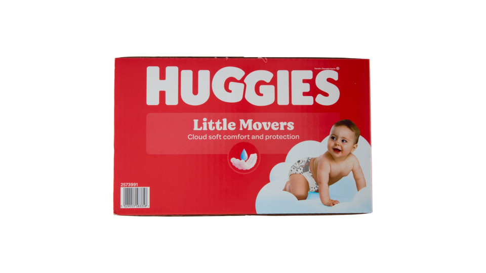 PANNOLINI LITTLE MOVERS TG.3 4/9KG 56 PEZZI