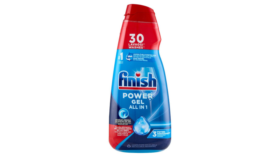 POWER GEL FRESH GEL LAVASTOVIGLIE 30 LAVAGGI 600 ML