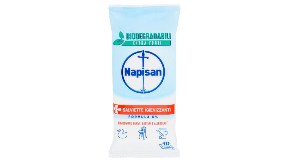 SALVIETTE DISINFETTANTI TOTAL PROTECTION CLASSIC BIODEGRADABILI 40 PZ