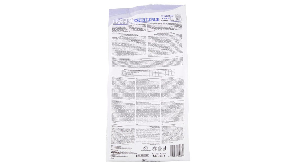 LECHAT EXCELLENCE STERLISED POLLO