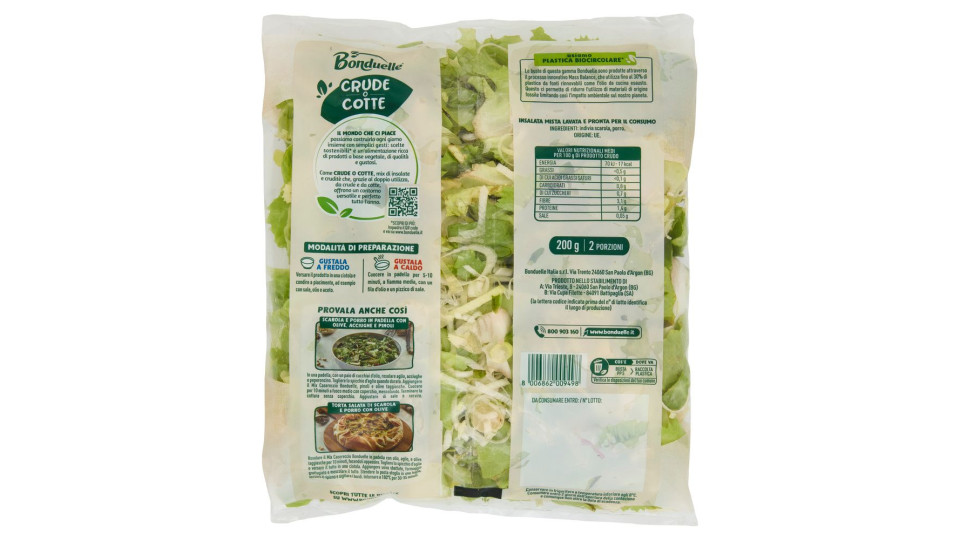 Bonduelle Crude o Cotte Mix Casereccio 200 g