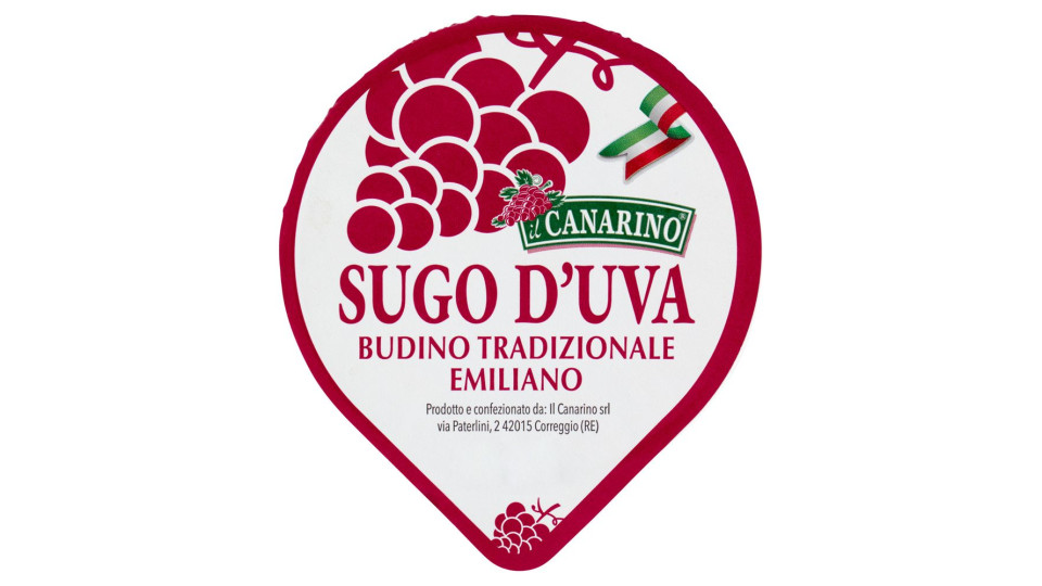 il Canarino Sugo d'Uva Budino Tradizionale Emiliano 150 g