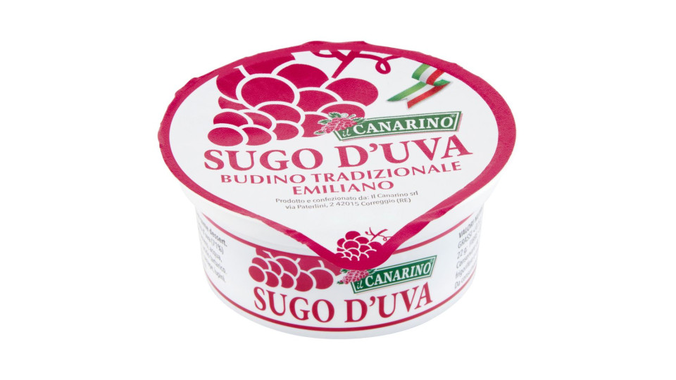 il Canarino Sugo d'Uva Budino Tradizionale Emiliano 150 g