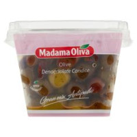 Madama Oliva Gran mix Aperitivo Olive Denocciolate con Peperoni 220 g