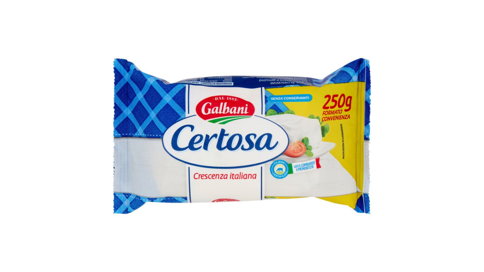 Galbani Certosa Crescenza italiana 250 g