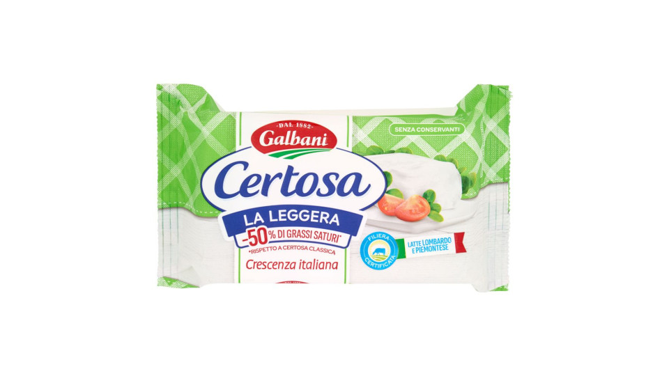 Galbani Certosa la Leggera Crescenza italiana 165 g