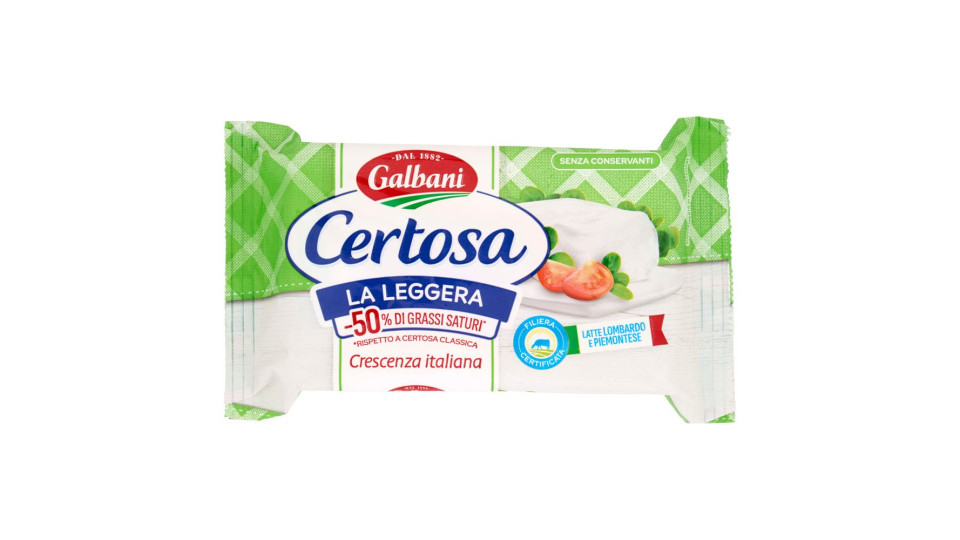 Galbani Certosa la Leggera Crescenza italiana 165 g