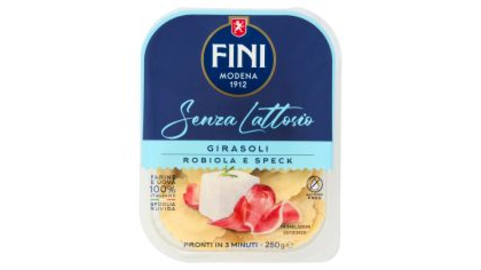 Fini Senza Lattosio Girasoli Robiola e Speck 250 g