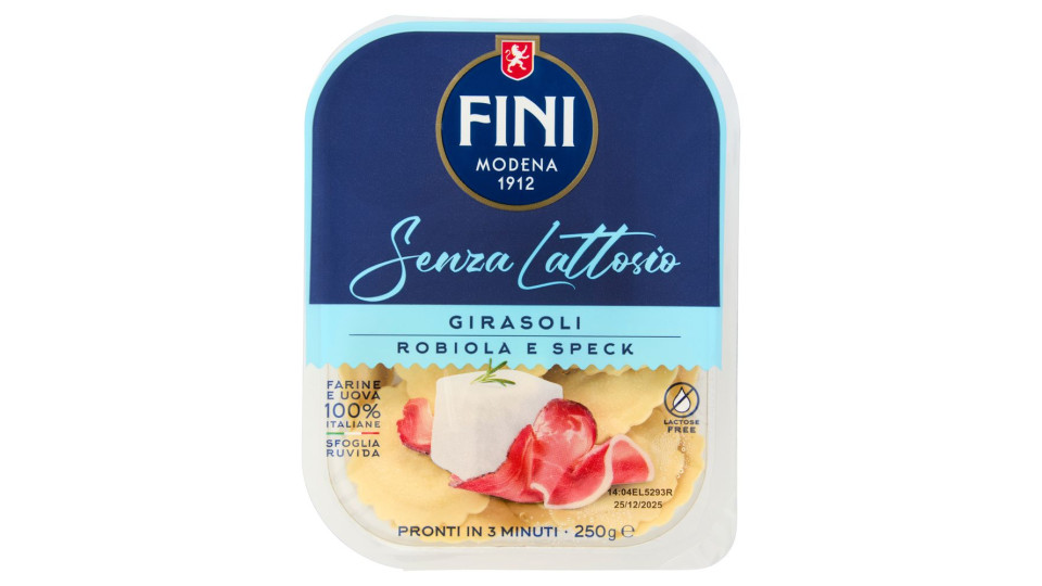 Fini Senza Lattosio Girasoli Robiola e Speck 250 g