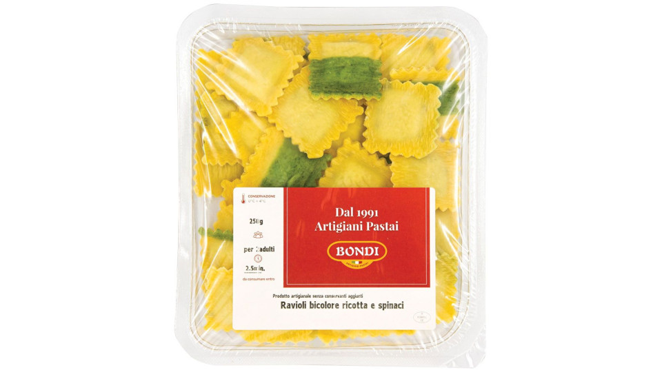 Carrefour Bio Ravioli ricotta e spinaci 250 g