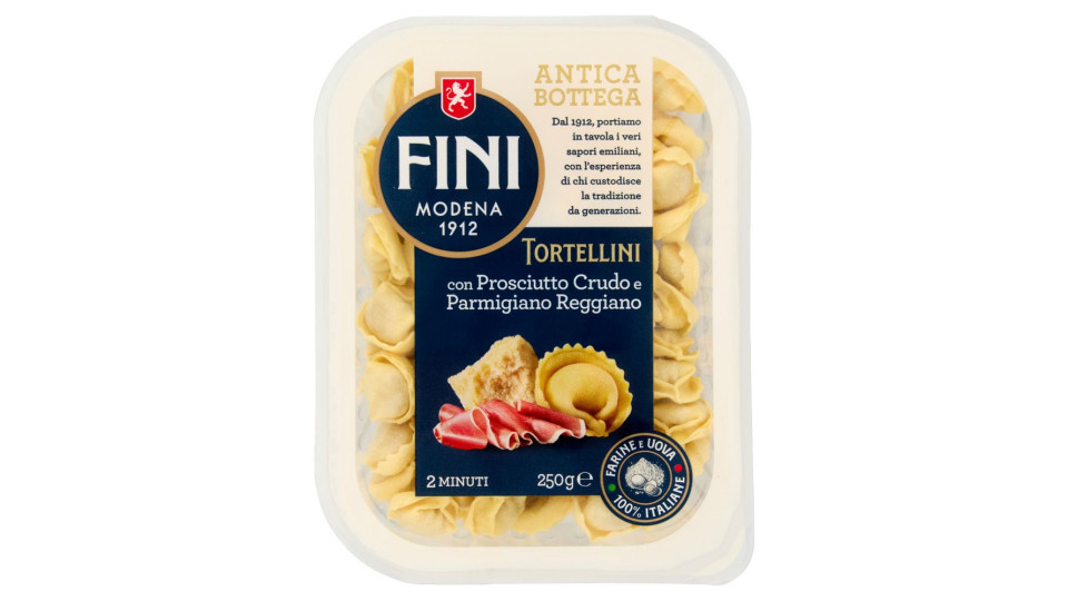 Fini Antica Bottega Tortellini con Prosciutto Crudo e Parmigiano Reggiano 250 g