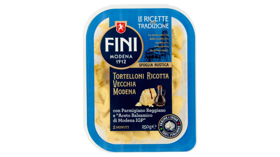 Fini Le Ricette della Tradizione Tortelloni Ricotta Vecchia Modena 250 g