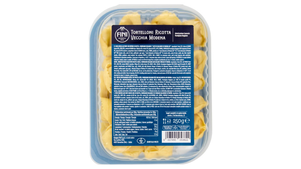 Fini Le Ricette della Tradizione Tortelloni Ricotta Vecchia Modena 250 g