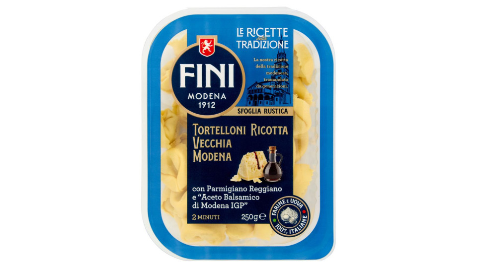 Fini Le Ricette della Tradizione Tortelloni Ricotta Vecchia Modena 250 g