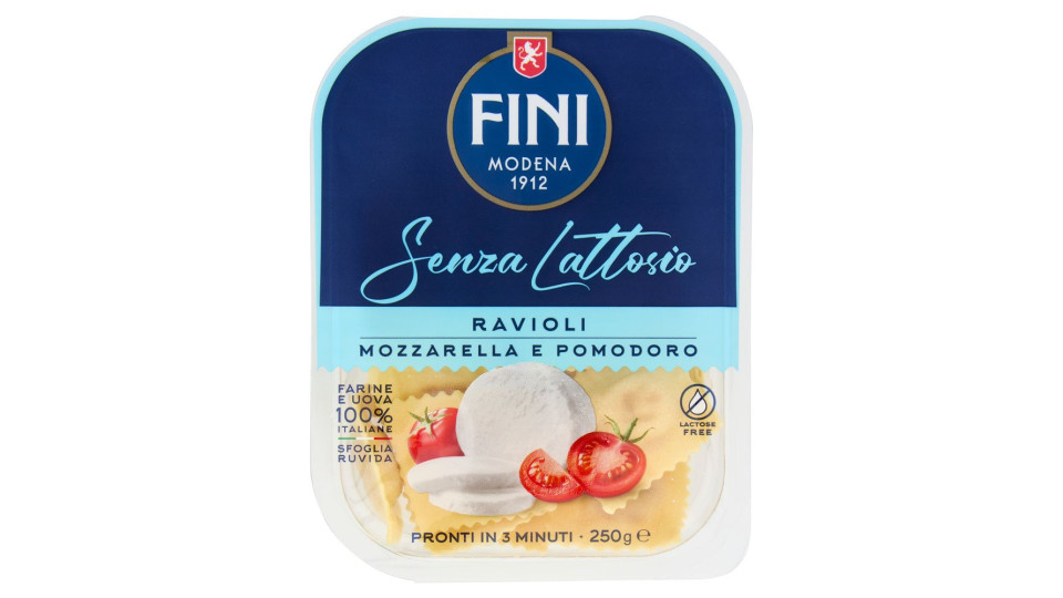 Fini Senza Lattosio Ravioli Mozzarella e Pomodoro 250 g