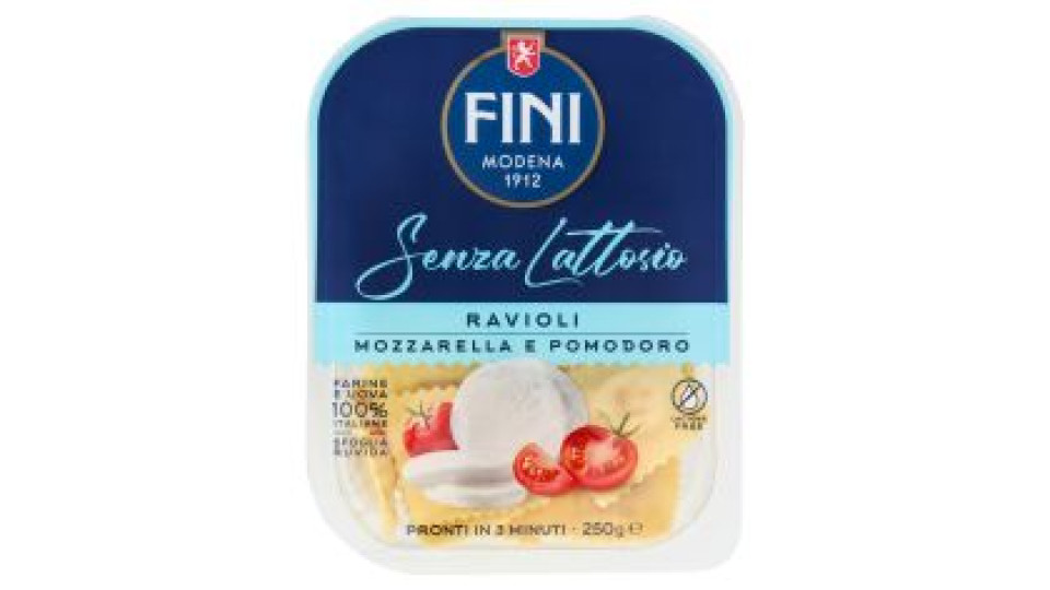 Fini Senza Lattosio Ravioli Mozzarella e Pomodoro 250 g